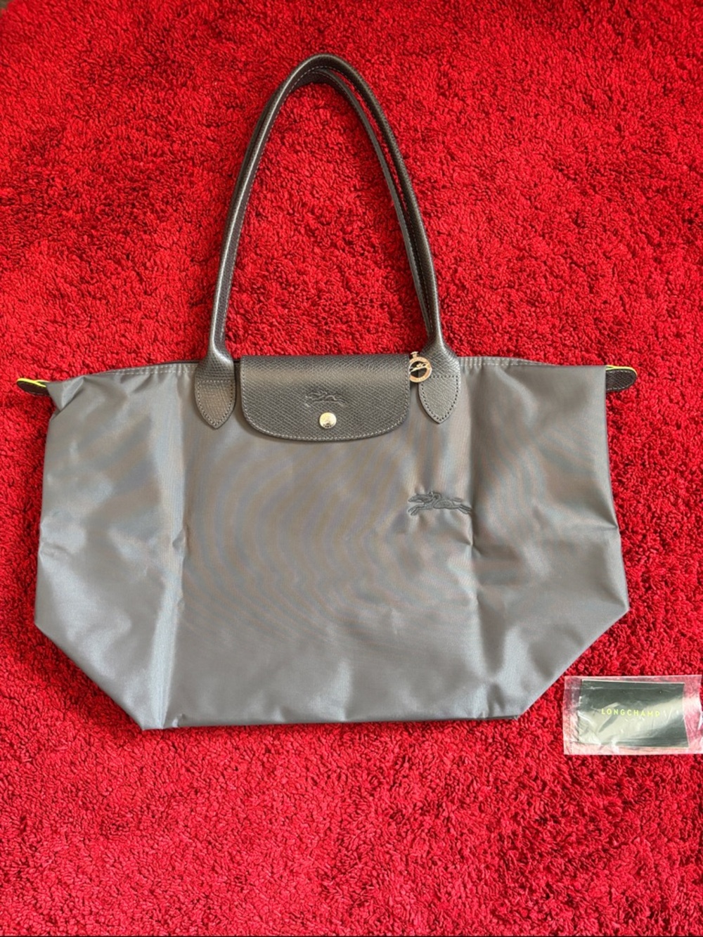 Longchamp Le Pliage Green L Tote bag Graphite (Grey)